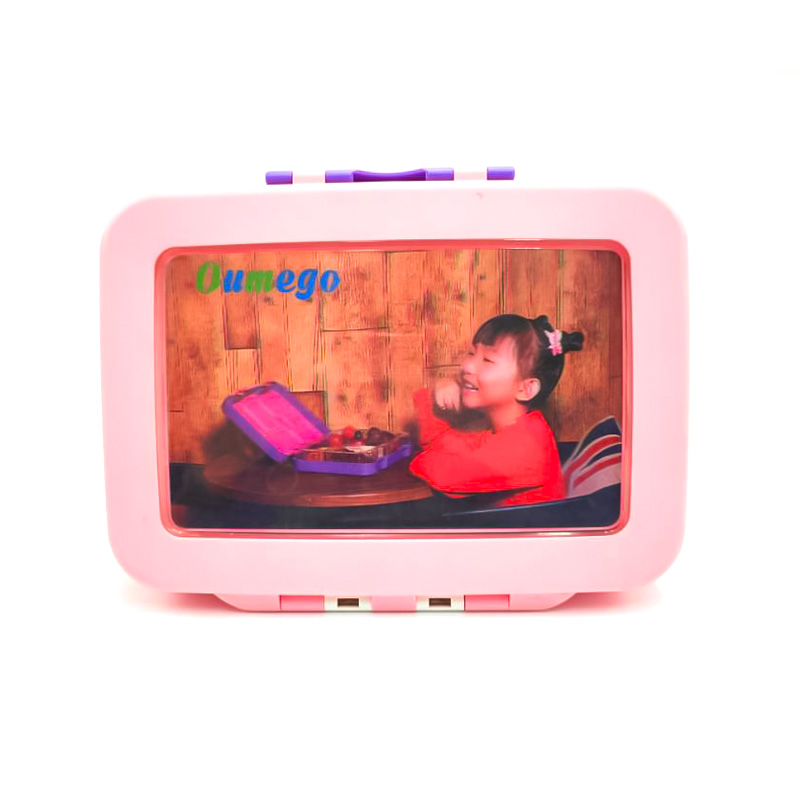 3D Image School Lunch Bento Box