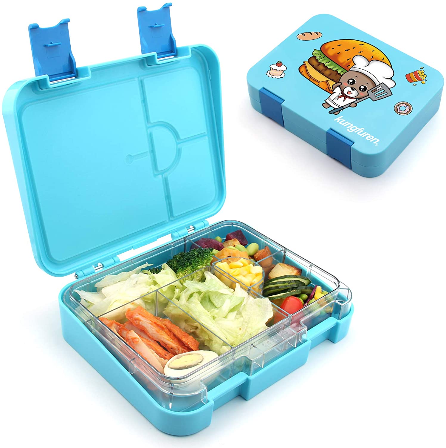Larger Size Lunch Box Leakproof Sealed Square Container Wholesale Tiffin Lunch Box